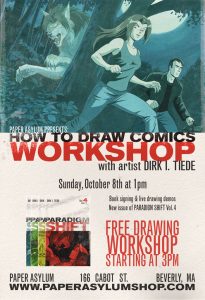 How to Draw Comics Workshop poster