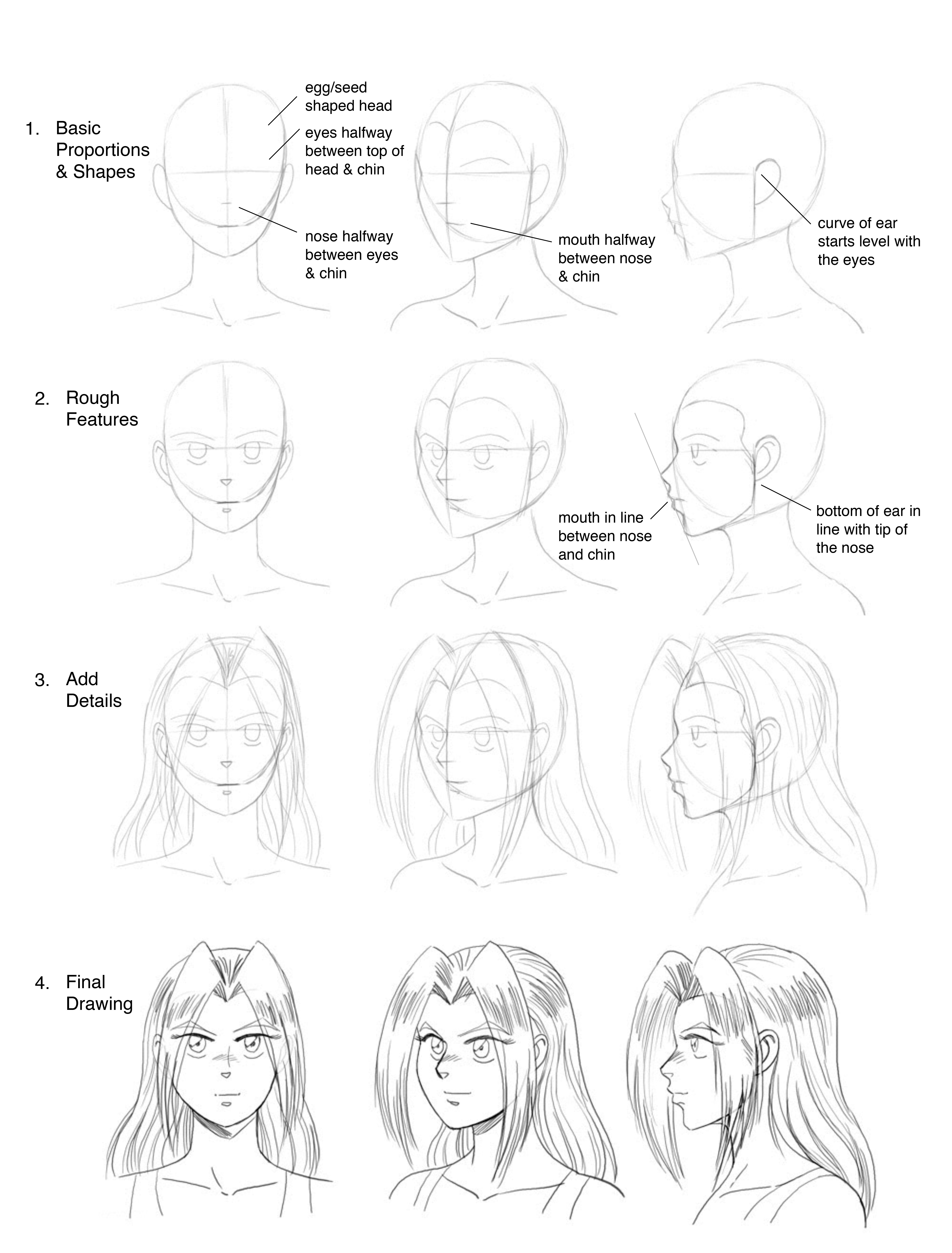 Figure Drawing Tutorial: Angles & Proportions (Male & Female) 